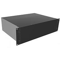 Vỏ gắn giá đỡ - Có khe tản nhiệt 5.25 (3U) 16.6x13" Hammond Manufacturing RM3U1913VBK