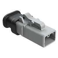 Amphenol SINE Systems ATP06-2S-SR01 Connectors 2 POS PLUG GREY