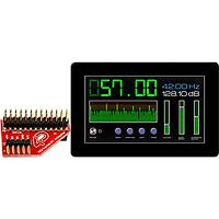 4D Systems gen4-uLCD-70D-CLB-SB-PI 非接触型 7.0インチ gen4 LCDパック for Raspberry Pi with gen4-uLCD-70D-CLB-SB、4DシリアルPiアダプター＋ケーブル