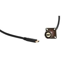 Đầu cắm USB-C 3.2 Gen 1 USB hình vuông có mặt bích Amphenol Socapex USB3CFTV2G050