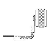 Phụ kiện N / Nắp chống bụi đực kèm dây Radiall R161804000