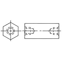 Đế Chân Đế Lục Giác 3/16 Lục Giác X Chiều Dài 11/16 RAF Electronic Hardware 2060-440-S-12