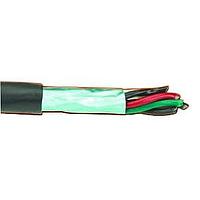 Alpha Wire 25452 BK005 Harsh Environment 20 AWG 2 Conductor 300V Foil PVC, PUR 100 ft Spool, Black