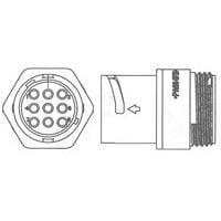 Đầu nối RCPT KÍCH THƯỚC 11 8 VỊ TRÍ FRE HNG CHÌA KHÓA TIÊU CHUẨN AMP Connectors - TE Connectivity 1445826-1