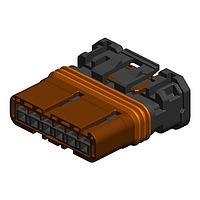 Đầu nối CONN SOCKET HSG 6POS KEY B 2.54MM JAE Electronics MX80A06SZ1B