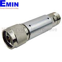 Fairview  SA3N5W-06  6 dB Fixed Attenuator N Male To N Female Up To 3 GHz Rated To 5 Watts With Aluminum Body