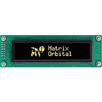 Matrix Orbital OK202-25-OY OLED 디스플레이 OLED 20 X 2 옐로우 스탠다드