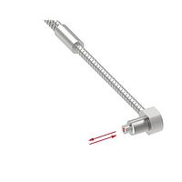 Banner Engineering PBT26TSL5M3-VL Fiber Optic Cables Plastic Fiber Diffuse Reflective; Core Dia.: 0.5 mm; Fiber Length 2 m; Thread M3; Stainless Monocoil; 25 mm Bend Radius; Vantage Line