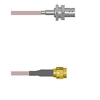 Amphenol Custom Cable Q-0403B0005096i RF Cable Assemblies BNC-SJB/SMA-SP G316 96I