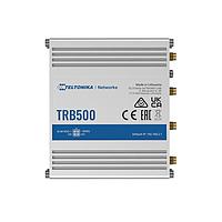 Teltonika TRB500000000 5G 셀룰러 게이트웨이 4G(CAT20) 폴백, SA 및 NSA 지원, 단일 SIM, 1 x 기가비트 이더넷 포트. 지역: 유럽, 중동, 아프리카, 오세아니아, 브라질. 유럽형 전원 공급 장치.