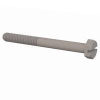 Essentra Components 3225020250 Slotted Hex Slotted Hex Screw, 1/4-20 Thread, 2 1/2 Lg