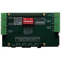 Sequent Microsystems SM-I-026 Sequent Microsystems 라즈베리 파이용 4포트 직렬 RS485 및 RS232 스택 가능 HAT