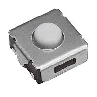 Công tắc nhấn xúc giác tiêu chuẩn, công tắc nhấn xúc giác, chân J-hook hàn bề mặt (SMT), tiếp điểm mạ bạc, nút nhựa Nidec Components SMT3-01E-Z