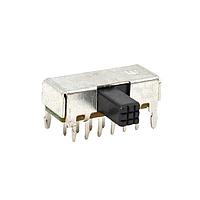 E-Switch EG4208A スライドスイッチ 4P2T サイドオペ PCマウント