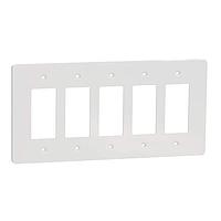 Square D SQWS141005WH Cover Frame 5 GANG MID+ WALL PLATE WH