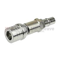 Fairview SA6Q-05 5 dB Fixed Attenuator QMA Male To QMA Female Up To 6 GHz Rated To 2 Watts With Brass Tri-Metal Body