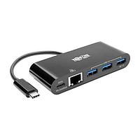 Tripp Lite U460-003-3AGB-C USB Type-C to Ethernet, PD Charging, USB 3.1 3PT TYPEC/A HUB-GIGADPTANDCHGR