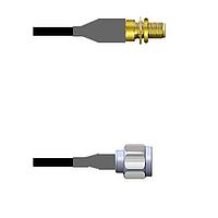 Amphenol Custom Cable Q-3002O000D007i RF Cable Assemblies SMA-SJB/N-SP LMR19 7I