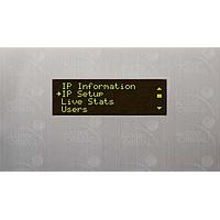 Bộ Chèn PC Bay, Ký Tự LCD 20x4 Văn Bản Vàng Nền Đen Có Phím Kèm Giá Đỡ Gắn Bạc Matrix Orbital BLC2041-AL-IY