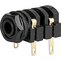 Đầu nối điện thoại Ổ cắm 6.35MM 2 chân cách điện SDR Schurter 4803.2210
