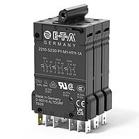 Aptomat 1077, 3P, PL, 277VAC/65VDC, M1, 1NC AUX INT và ON, 0.3A E-T-A Circuit Breakers 2210-S231-P1M1-Z241-0.3A