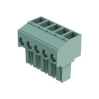 Khối Kết Nối Cắm Rời har-flexicon, 9 chân cái, ngang, có đầu nối vít - 30-14AWG, 10Amps, bước chân 3.81mm HARTING 14310915402000