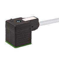 Murrelektronik 7000-18021-2160300 Sensor Cables / Actuator Cables MSUD VALVE PLUG FORM A 18MM, PVC 3X0.75 GRAY, 3m