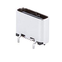 USB Type C Type C, 3.2, Dọc, Mạ Vàng 3u, Lỗ Qua, 6.4mm, Lò Xo, 24 chân, T&R Same Sky (formerly CUI Devices) UJ32-C-V-G-TH-6-P24-TR