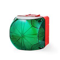 Đèn báo LED cố định / nhấp nháy QDS Đèn báo LED cố định/nhấp nháy 24 V AC/DC màu xanh lá, đỏ (RAL 3000) Auer Signal 874166405