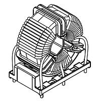 Schaffner RT8532-8-4M8 전류 보상 초크 8A 4.8mH 3선 수직 PCB 장착