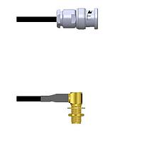 Amphenol Custom Cable Q-0J02P0003011i RF Cable Assemblies BNC-SP/SMA-RJB G174 11I