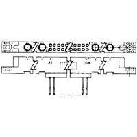 Đầu nối Board to Board & Mezzanine 2 HÀNG HỘP RECP 34 CHỖ 100 C/L Raychem - TE Connectivity 448518-1