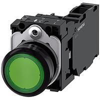 Nút Nhấn Có Đèn Báo Chuẩn Màu Xanh Lá SIEMENS A6X30145842