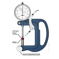 Đồng hồ đo độ dày vật liệu kiểu cơ TECLOCK SM-130LW (50mm/0.01mm)