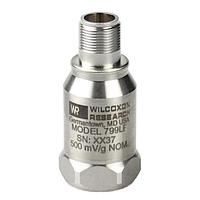 Amphenol Wilcoxon 799LF 加速度センサーモジュール トップ出口、低ノイズ、低周波数（0.1 Hz）、MIL-C-5015コネクタ、500 mV/g、感度許容差±5%