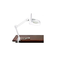 Akeiyo L666-3X Desk-Clip Magnifying Glass (Ø 150 mm, 3X)