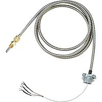 OMEGA CFTF-000-RTD-4-60-1-CC Extruder RTD Probes with Compression Fittings (NPT Male, 1/8 in, Spade Lugs, 500 °C, Class B)