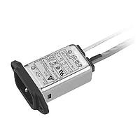 Delta Electronics, Inc. 06GEEW3ES AC Power Entry Modules IEC Connector Filter, High Performance, Single, 250VAC, 6A, Screw, N/A-Wire