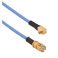 Amphenol SV Microwave FRSMPS-047-FSSMP-180 RF Cable Assemblies SMPS R/A F  SMP Straight F 18"Cable