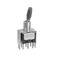 NKK Switches M2023SS2W13BC 토글 스위치 미니어처 토글 6A @ 125V AC & 3A @ 250V AC DPDT / SP3T ON-OFF-ON, 소형 토글 .413 (10.5mm) 배트, 소형 부싱 .350 (8.9mm) 키웨이 포함 스무스, .250 (6.35mm) 직선 PC 및 .465 (11.8mm) 브래킷 S 배트 토글 레드 캡