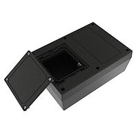 Serpac 173AC,BK Electrical Enclosures S Series Flat Texture Top w/ Acces Comp 6.88 x 4.88 x 2.50", Black