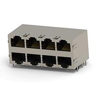 Modular RJ45 Đa cổng 2x4 Ống 15u" AMP Connectors - TE Connectivity 1734715-2