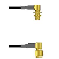 Amphenol Custom Cable Q-2P0340003144i RF Cable Assemblies SMA-RJB/SMA-RP G174 144I