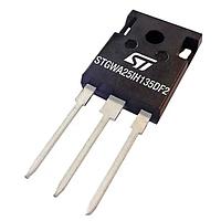 Transistor IGBT cổng rãnh dừng trường 1350 V, 25 A, chuyển mạch mềm dòng IH2 series IGBT STMicroelectronics STGWA25IH135DF2