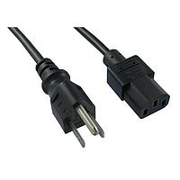 Qualtek Electronics 212004-01 AC Power Cord 7'6" 3WIRE 18AWG