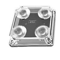 LedLink Optics LL04ZZ-WAU150L52 LED Lenses LxW 64.56x64.56Height 10.84150