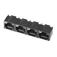 Đầu nối mô-đun / Đầu nối Ethernet STKD MJ LOWER 1X4 LẮP RÁP AMP Connectors - TE Connectivity 6339207-1