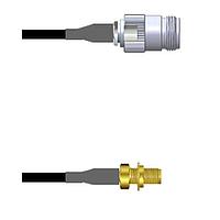 Amphenol Custom Cable Q-2002W0003008i RF Cable Assemblies N-SJ/SMA-SJB G174 8I
