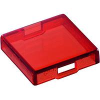 RAFI 5.49.275.036/1303 Switch Cases / Switch Covers Lens Transparent Square Red