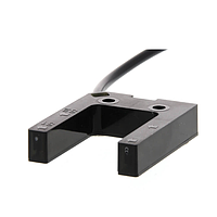 OMRON E3Z-G82 Grooved-type Photoelectric Sensor with Built-in Amplifier (Twin through-beam, 25 mm, PNP)